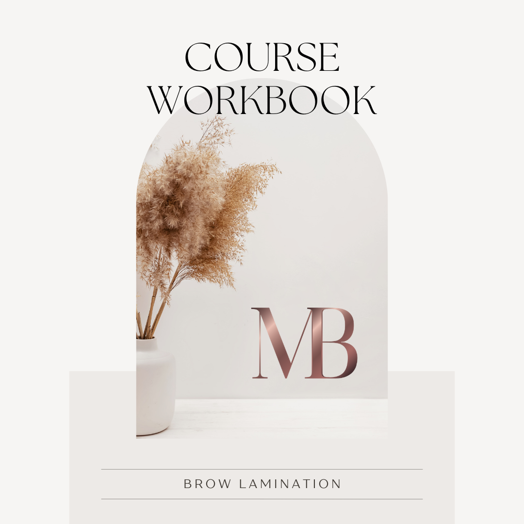 Brow Lamination Course Workbook - DISTRIBUTOR