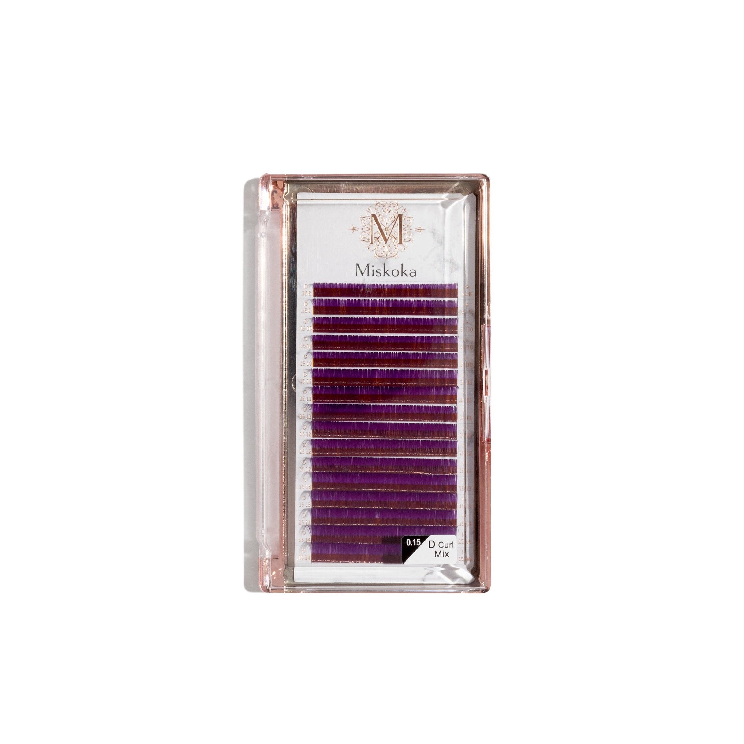 Purple Coloured Lash Tray