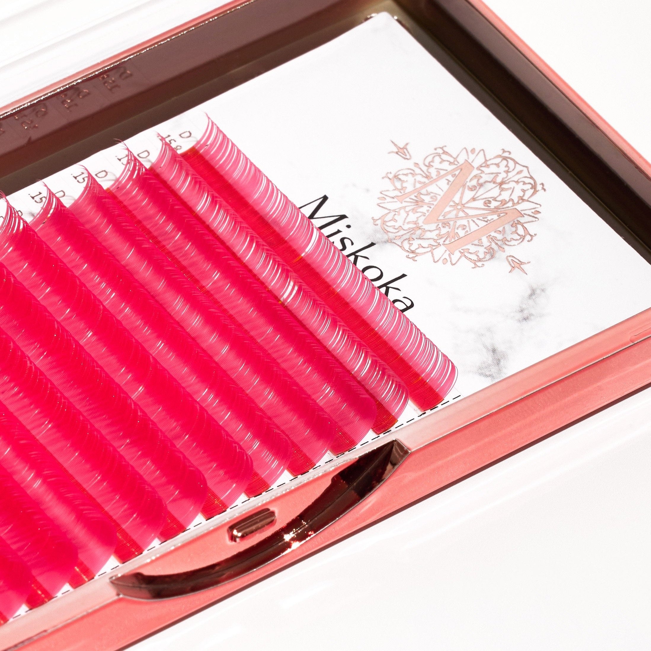 Red Coloured Lash Tray