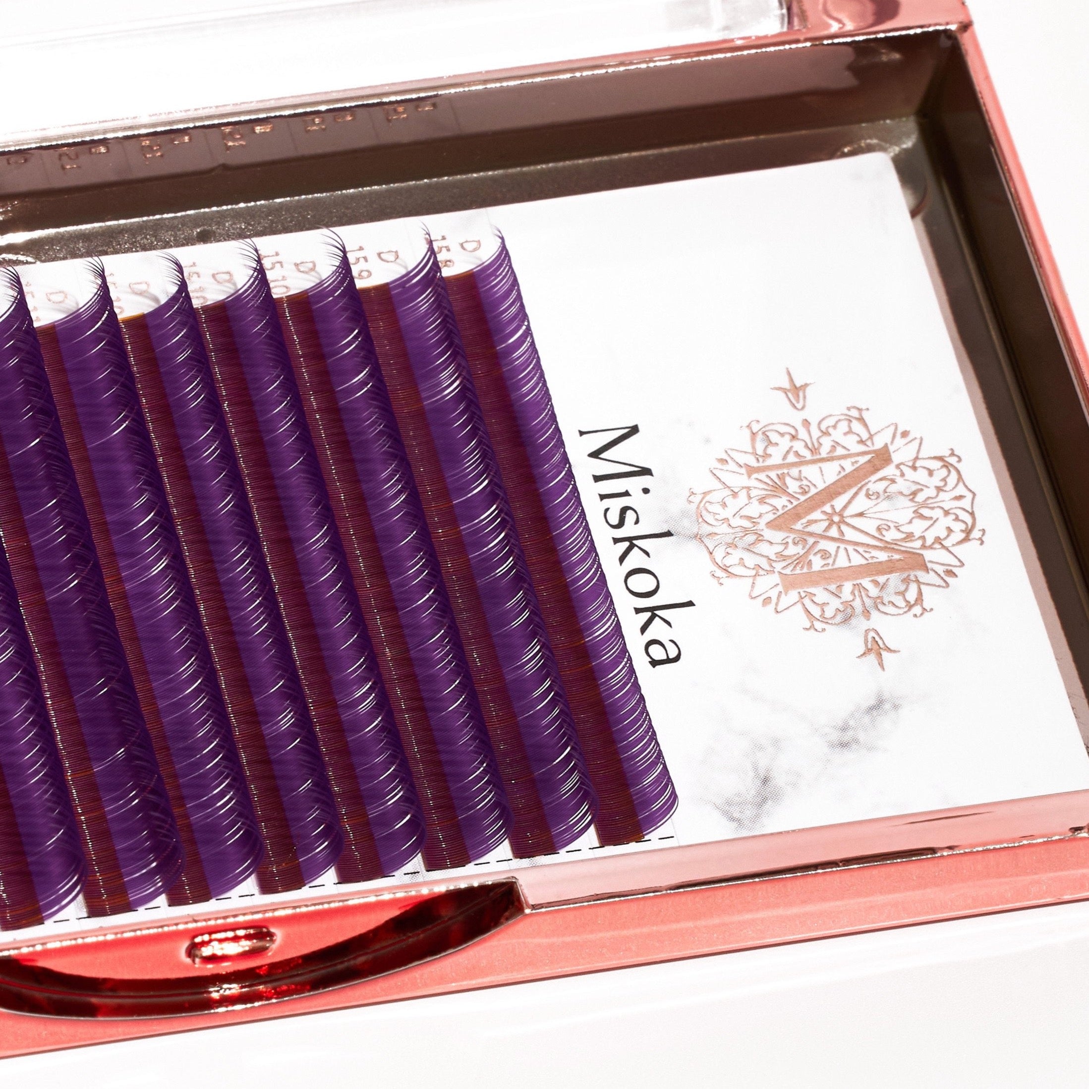 Purple Coloured Lash Tray