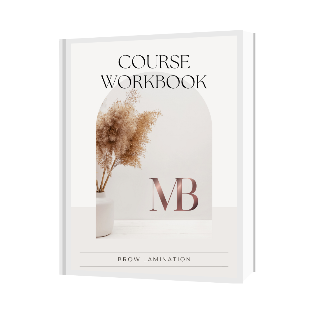 Brow Lamination Course Workbook - DISTRIBUTOR