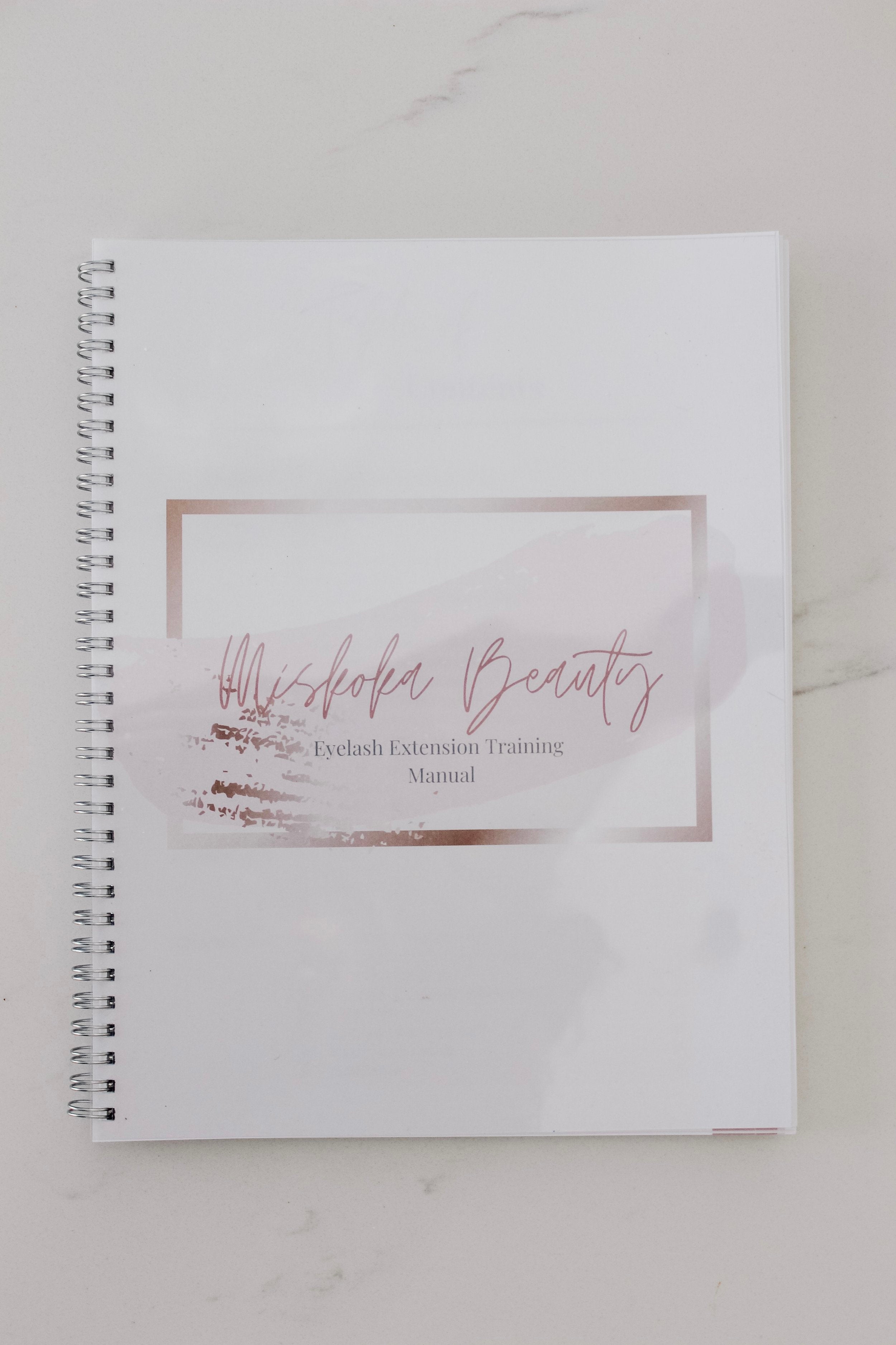 Miskoka Beauty Eyelash Extension Course Workbook  - WHOLESALE