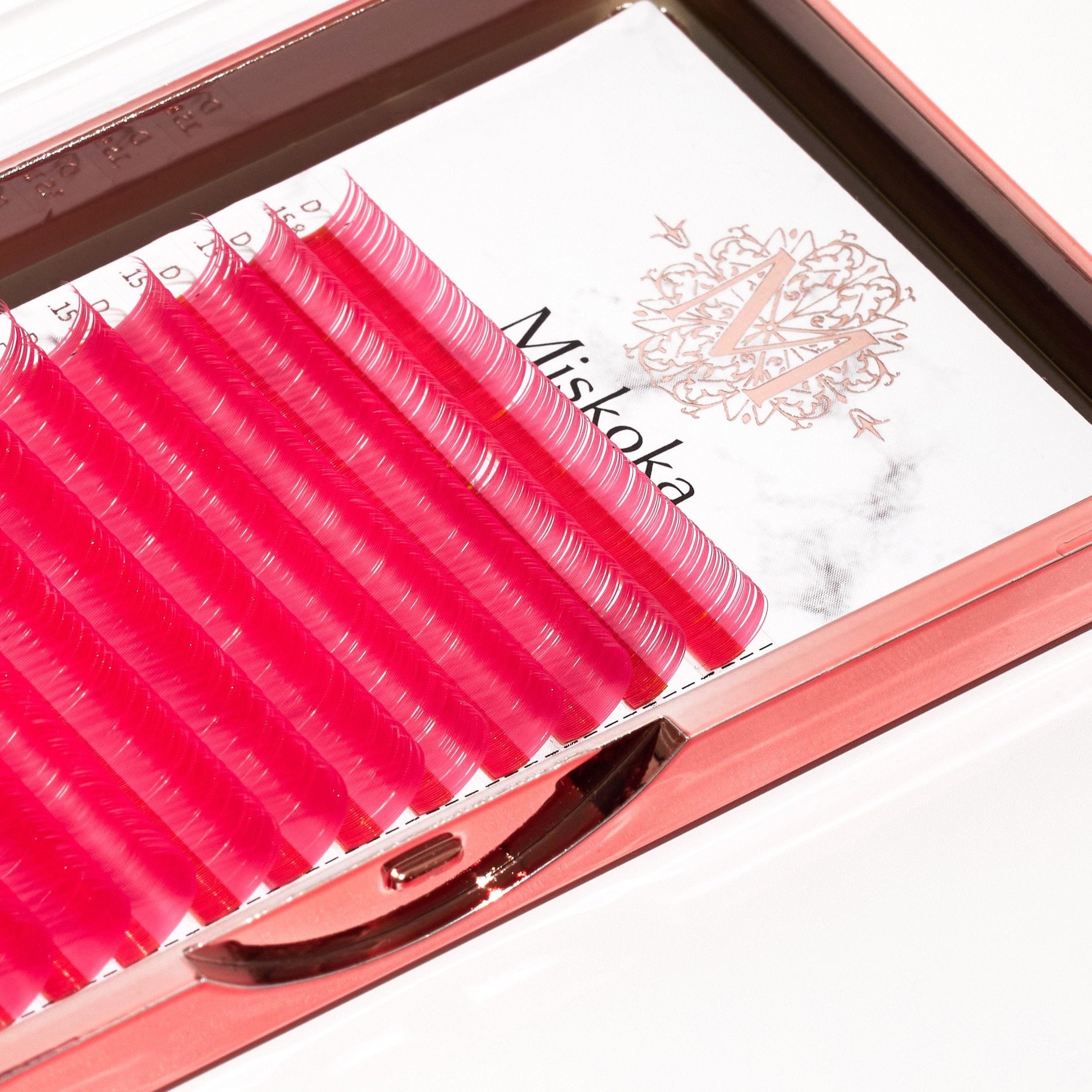 Red Coloured Lash Tray - WHOLESALE